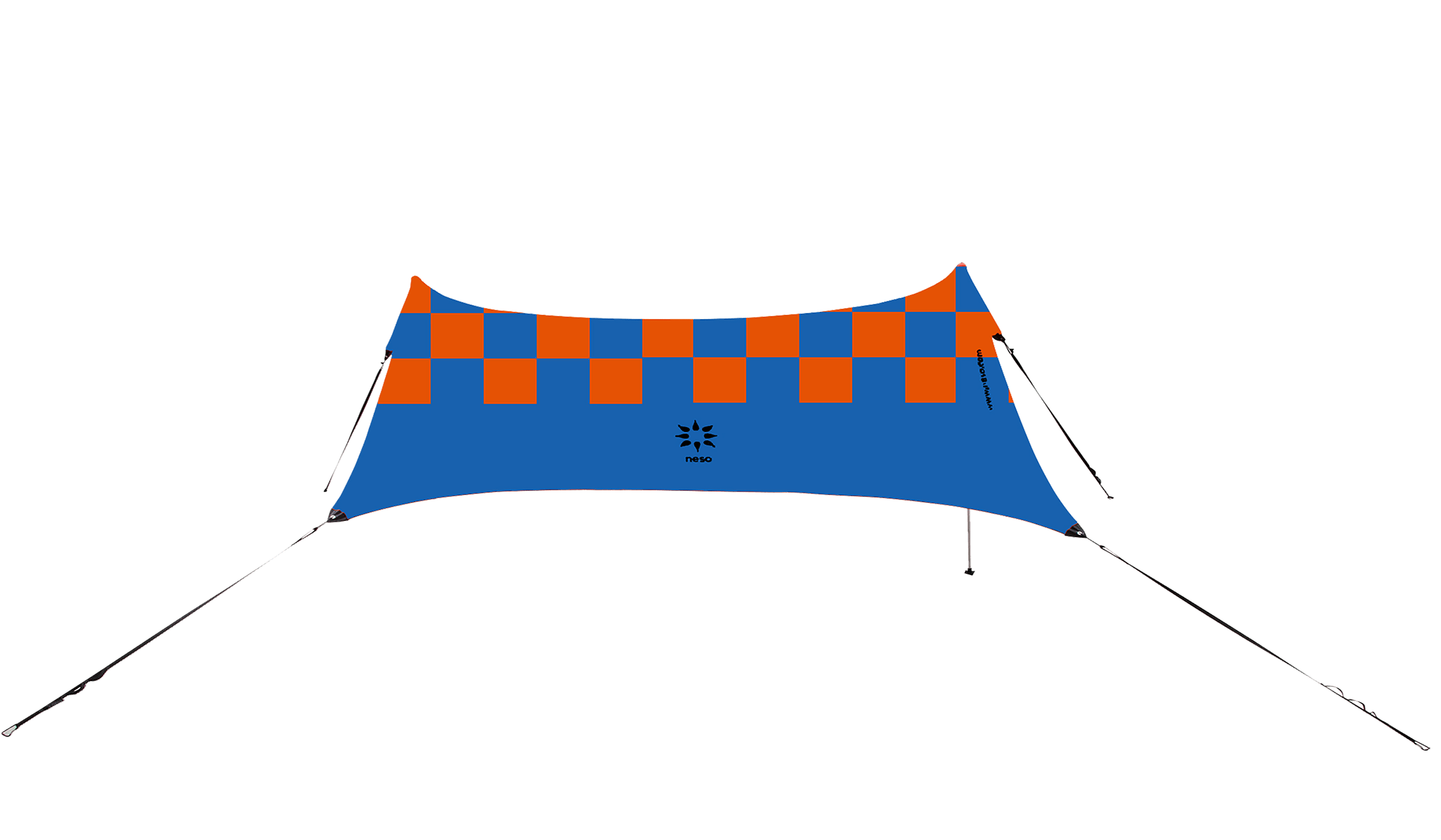 Sidelines Grande - Blue/Orange Checkers USED